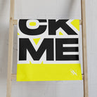FUCK ME Block Letter Neon Yellow Cum Towel