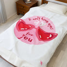 I Only Have Eyes for You | Mix & Match Soft Fun-Flirty Lovers’ Blankets