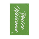 Simply You’re Welcome Lime Green | Nectar Napkins Classic Fun-Flirty Colored Towels