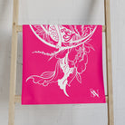 Mermaid On Moon Signature Pink Cum Towel