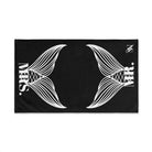 Mr. Mrs. Mermaid Shareable Sides Black Cum Towel
