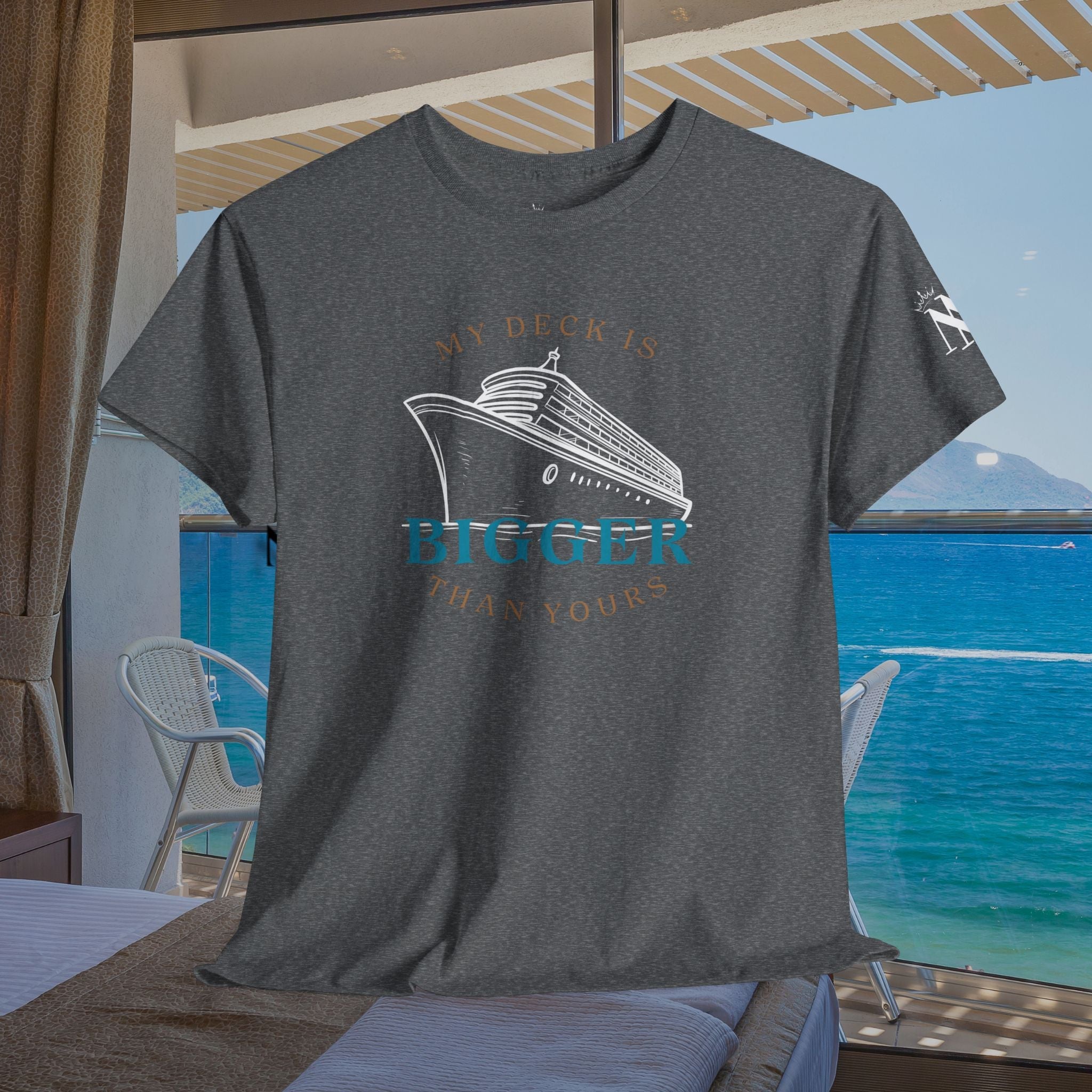 My DECK is Bigger | Mix & Match 100% Cotton Unisex Fun-Flirty Lovers’ Tees