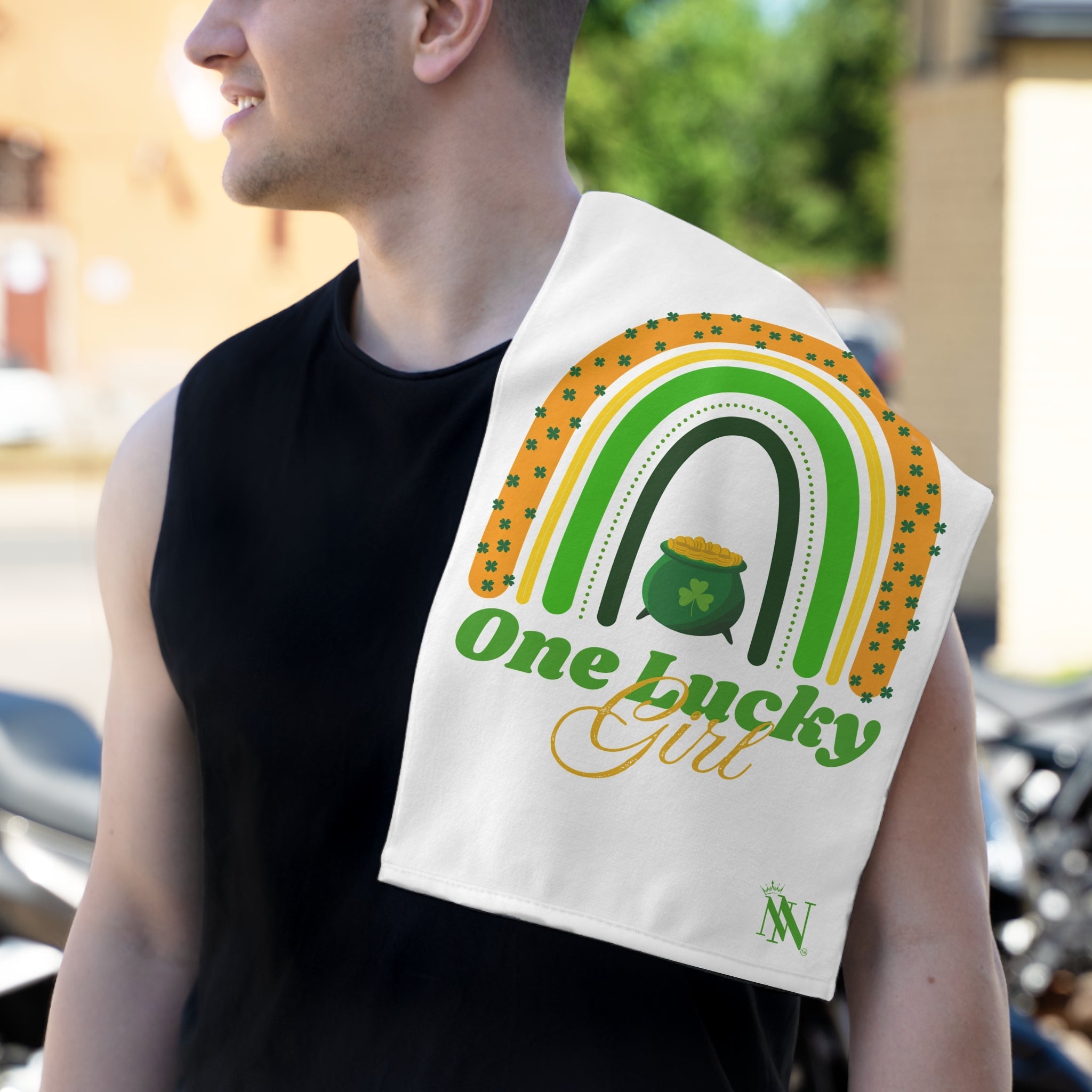 One Lucky Girl St. Patrick’s Day | Mix & Match Soft Fun-Flirty Lovers’ Towels