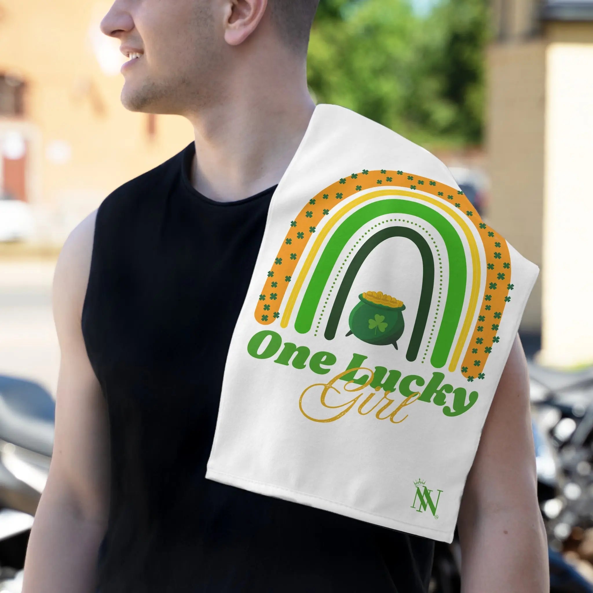 One Lucky Girl St. Patrick’s Day | Mix & Match Soft Fun-Flirty Lovers’ Towels