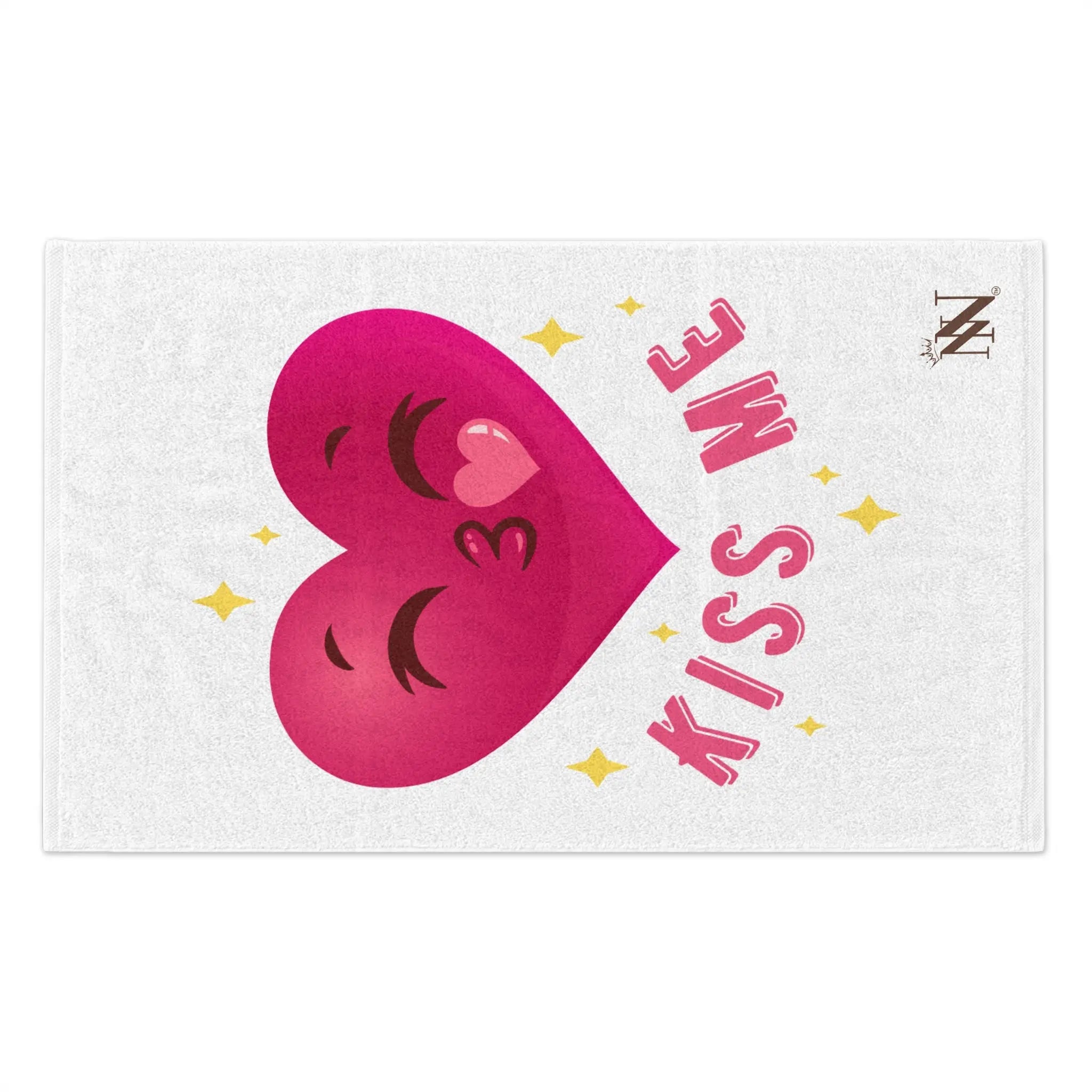 Kiss Me Heart Emoji | Nectar Napkins Fun-Flirty Lovers’ Towels