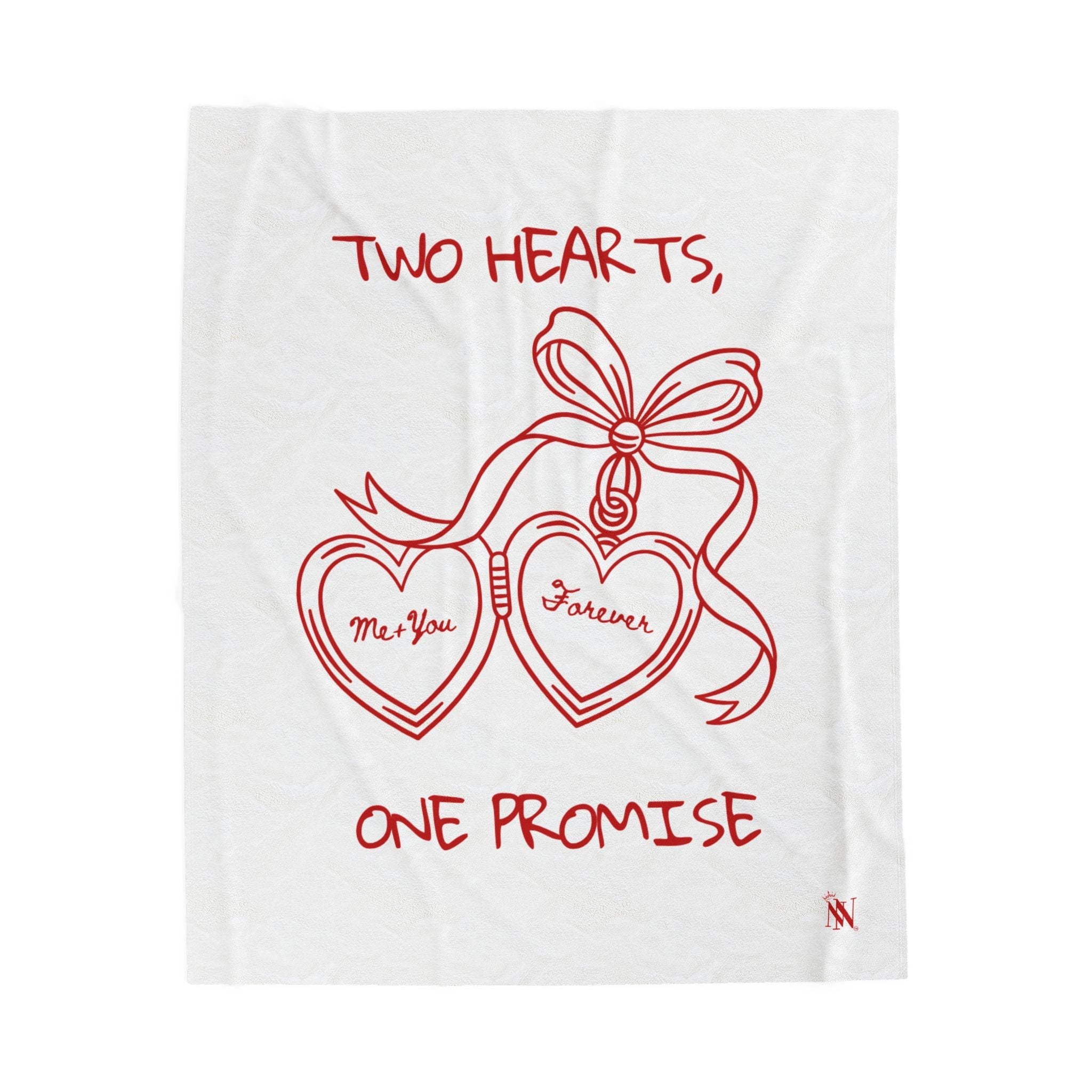 Two Hearts One Promise Blanket