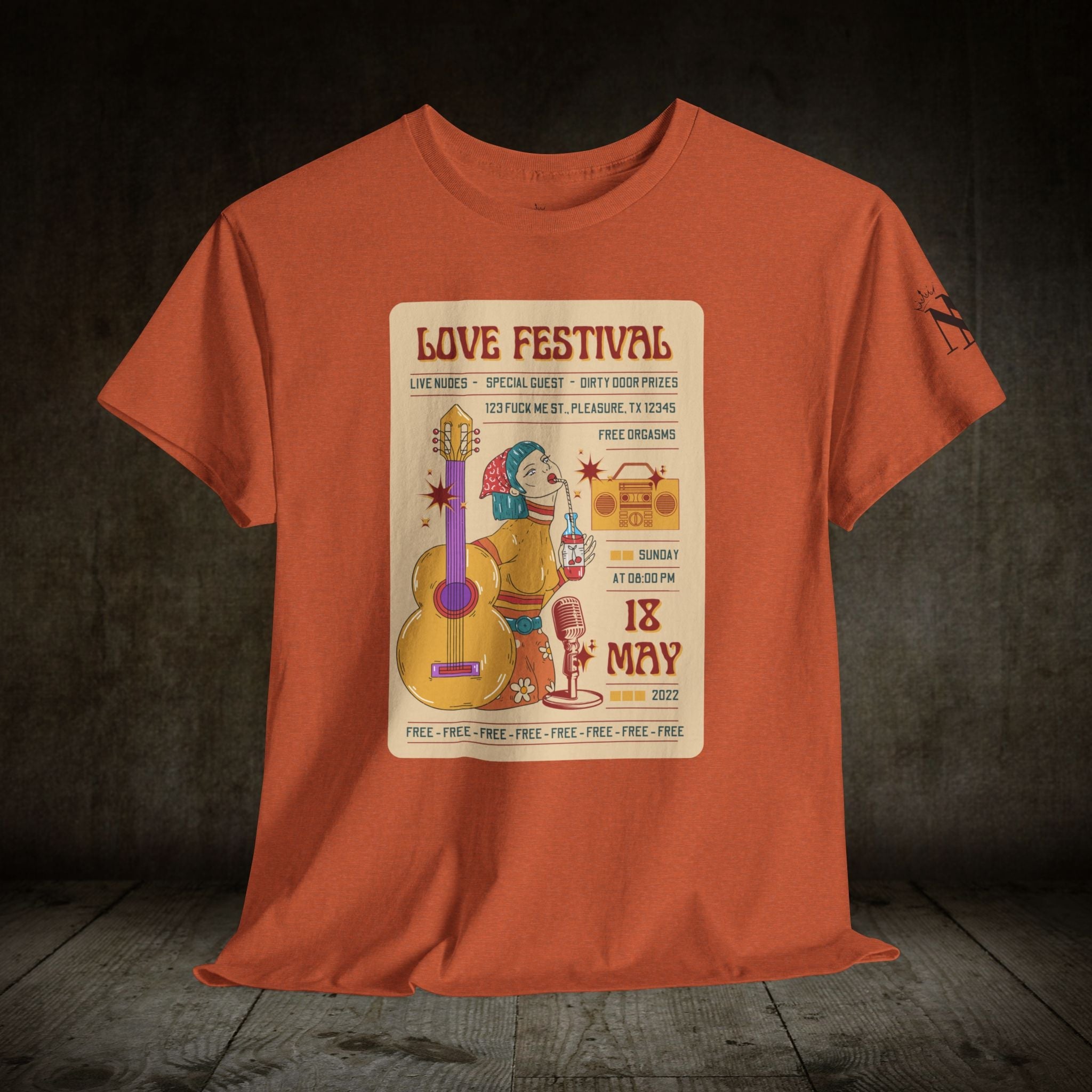 Love Festival! | Mix & Match 100% Cotton Unisex Fun-Flirty Lovers’ Tees
