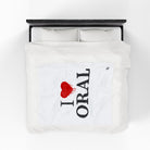 I Love Dripping Oral | Mix & Match Velveteen Fun-Flirty Lovers’ Blankets