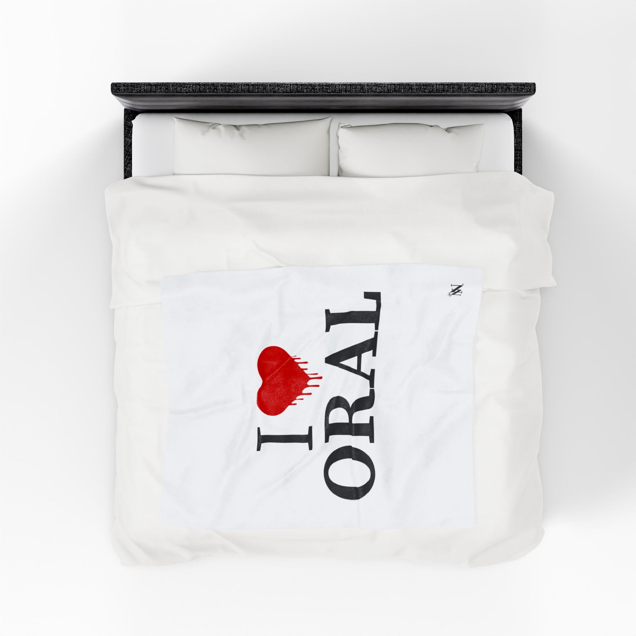 I Love Dripping Oral | Mix & Match Velveteen Fun-Flirty Lovers’ Blankets