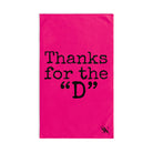 Thanks for the ’D’ Signature Pink | Mix & Match Classic Fun-Flirty Lovers’ Towels