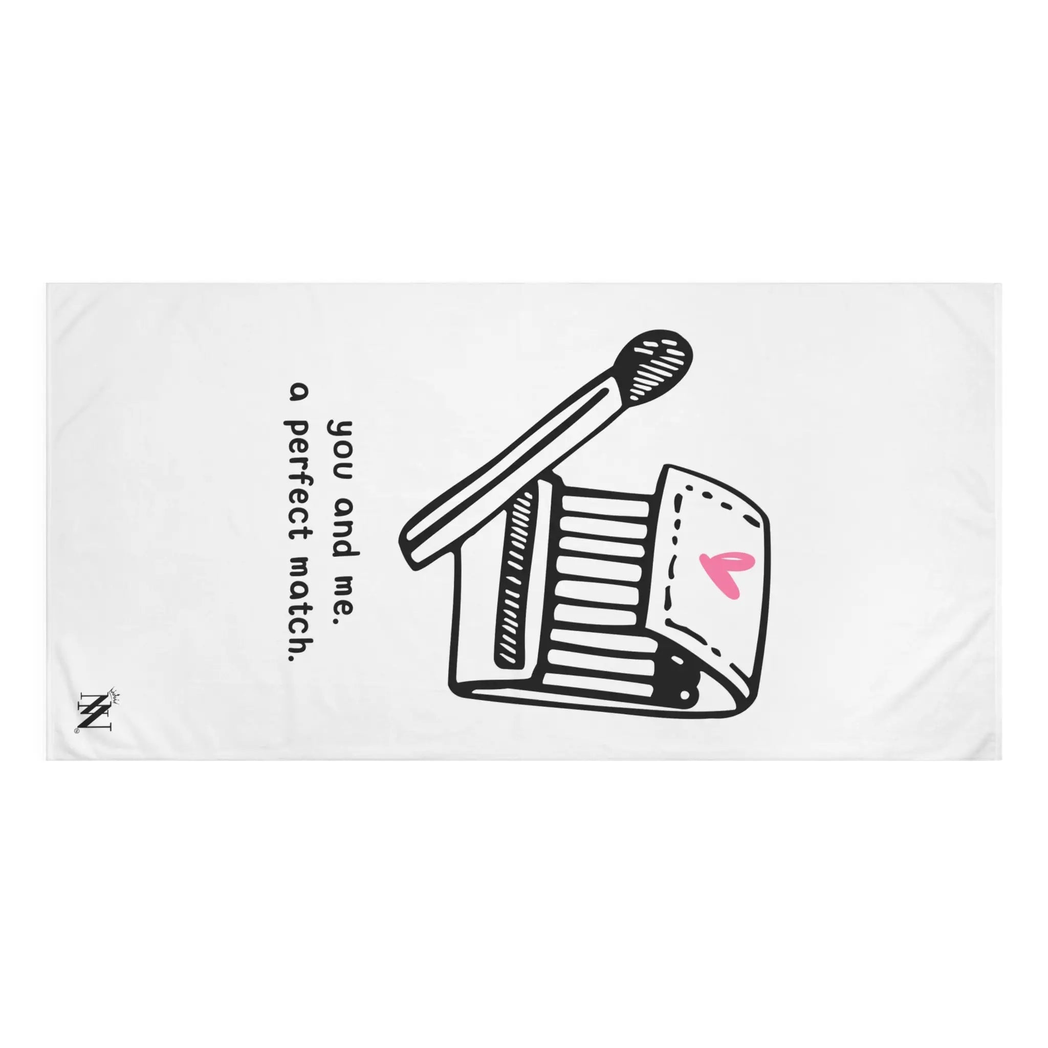 You and Me A Perfect Match | Mix & Match XL Fun-Flirty Lovers’ Towels