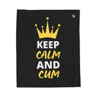 Keep Calm & Cum Queen King | Mix & Match Soft Fun-Flirty Lovers’ Blankets
