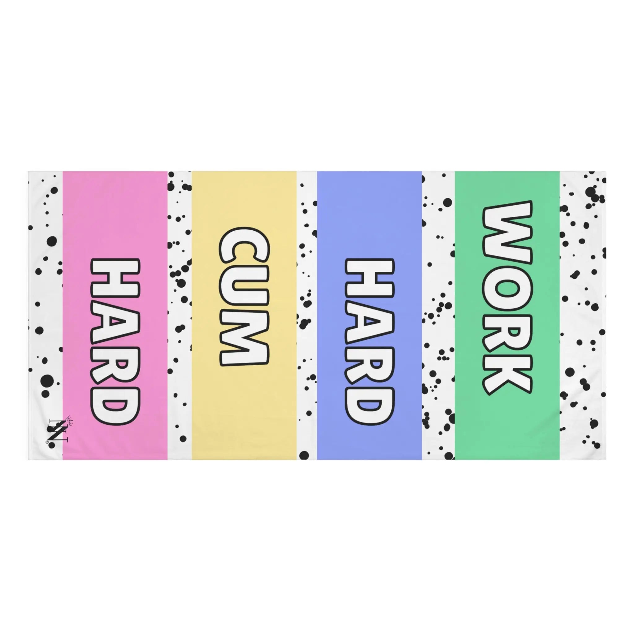 Work Hard Cum Hard | Mix & Match XL Fun-Flirty Lovers’ Towels