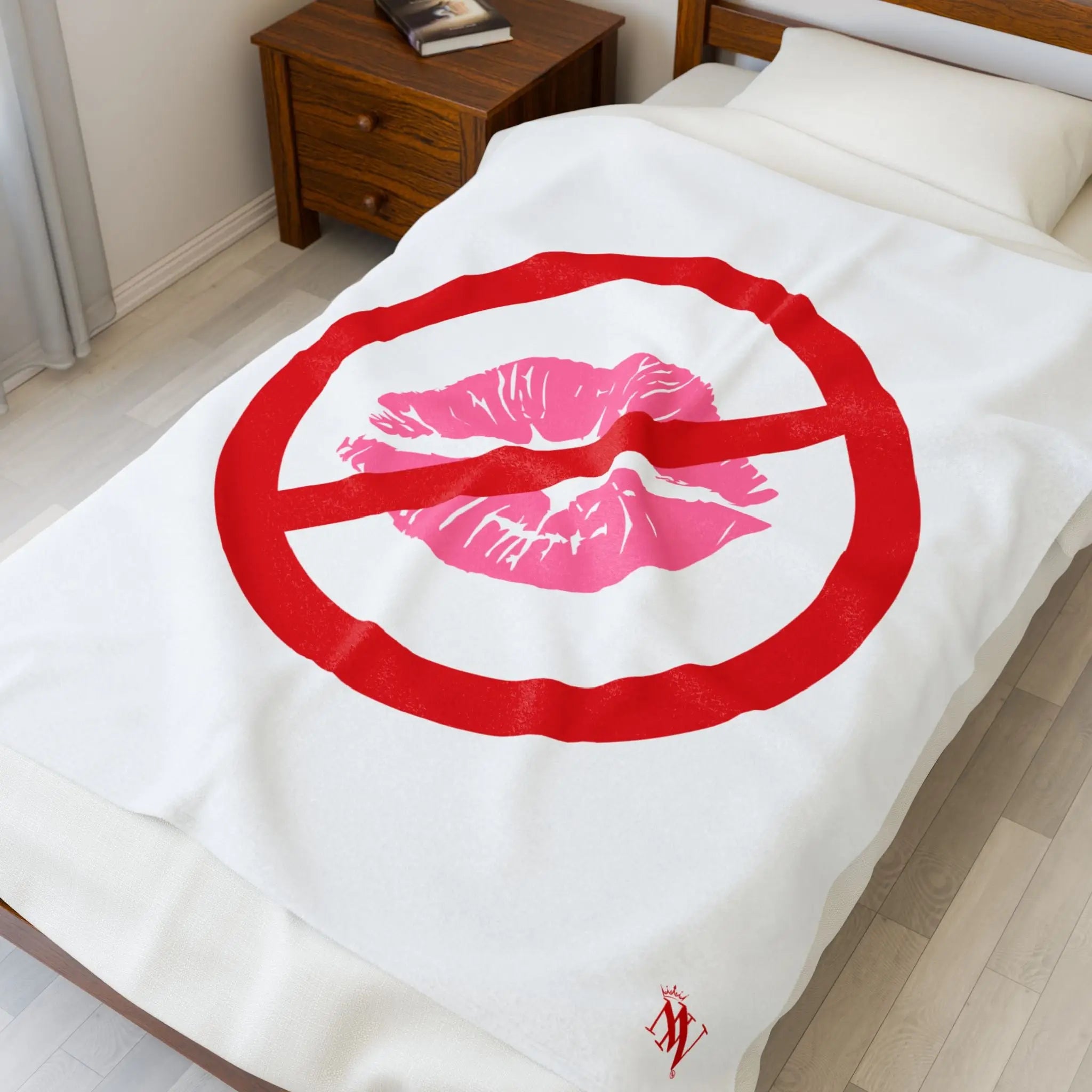 No Kissing Allowed | Mix & Match Fun-Flirty Lovers’ Blankets