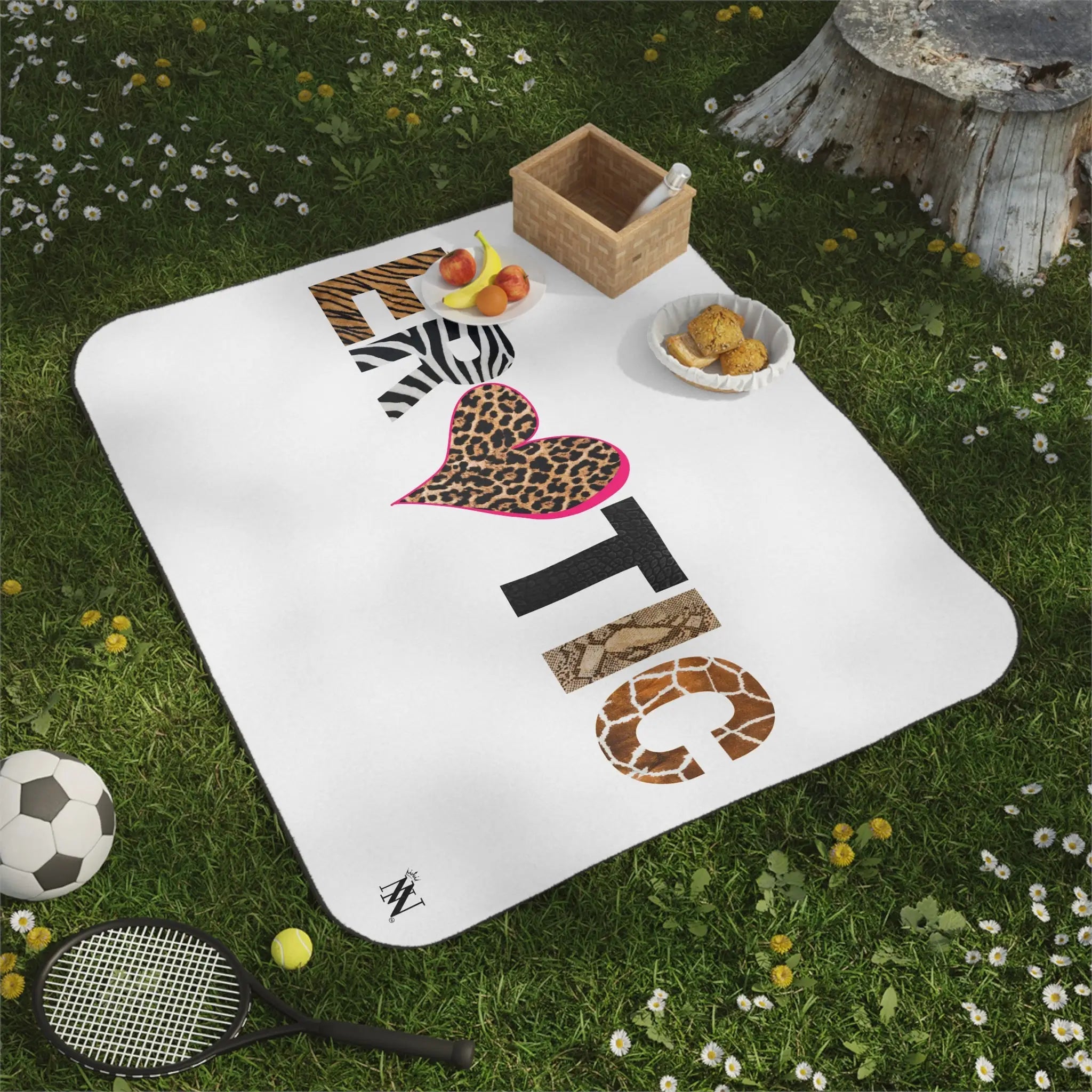Erotic Animal Print | Mix Match Fun-Flirty Lovers’ Water-Resistant Blankets