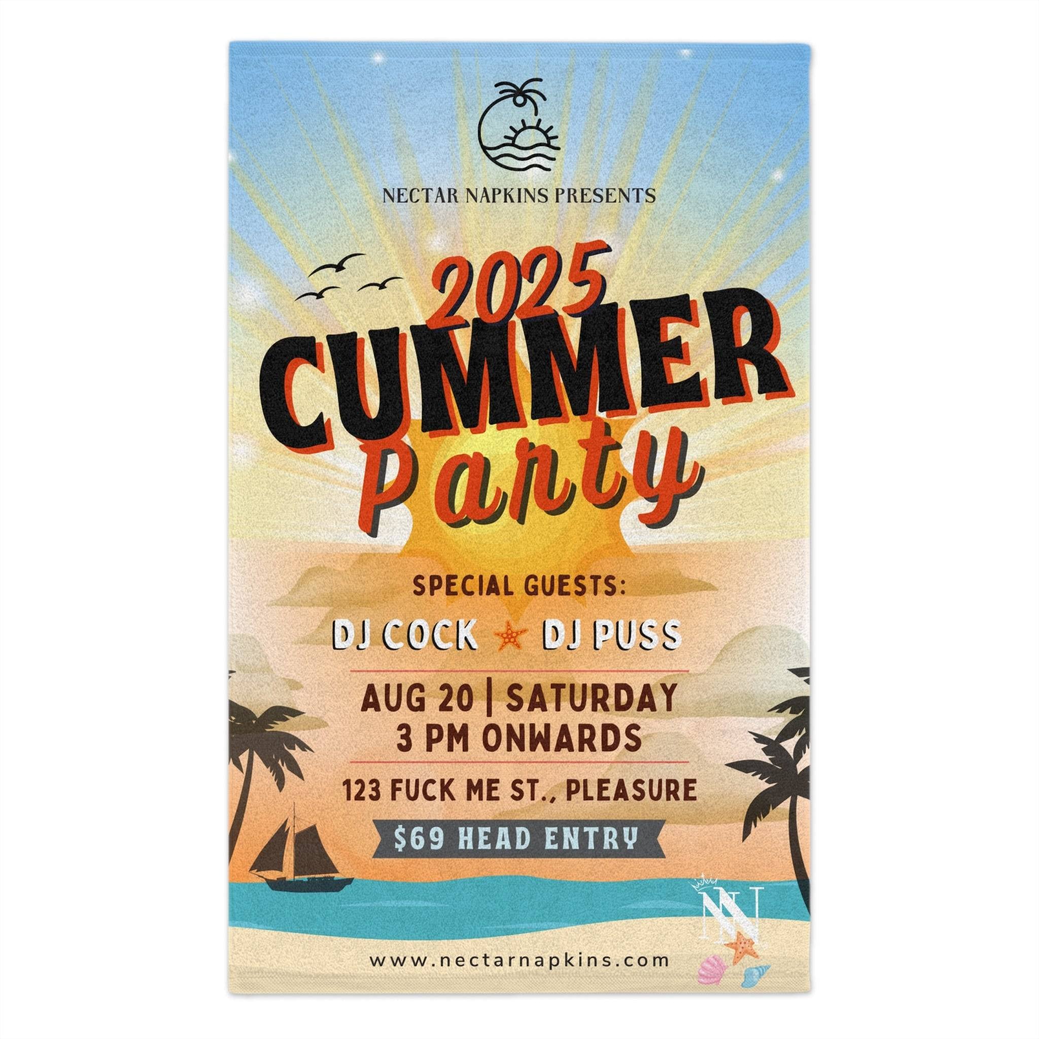 2025 Cummer Party | Mix & Match Soft Fun-Flirty Lovers’ Towels