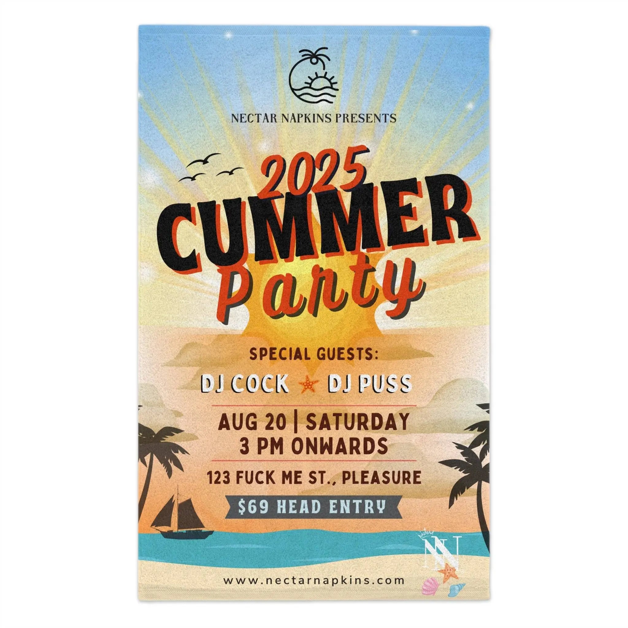2025 Cummer Party | Mix & Match Soft Fun-Flirty Lovers’ Towels