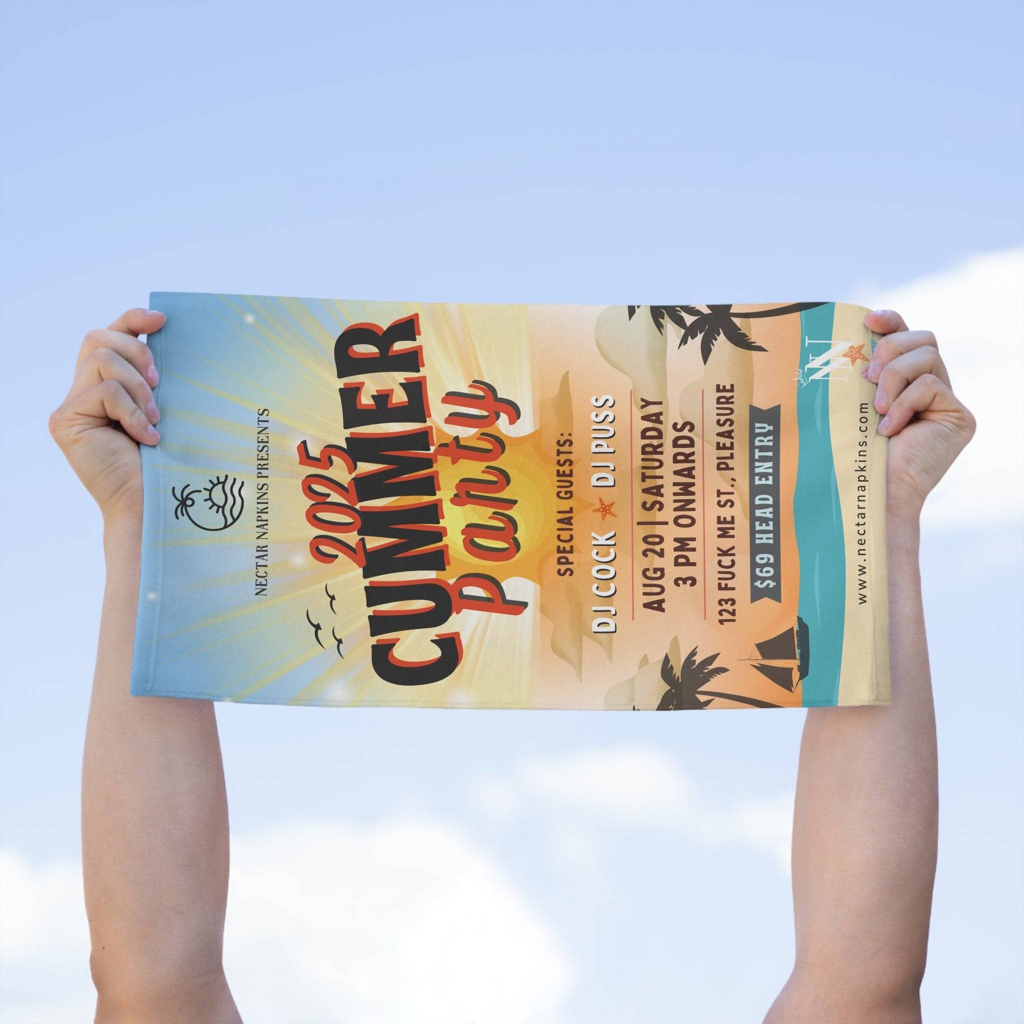 2025 Cummer Party | Mix & Match Soft Fun-Flirty Lovers’ Towels