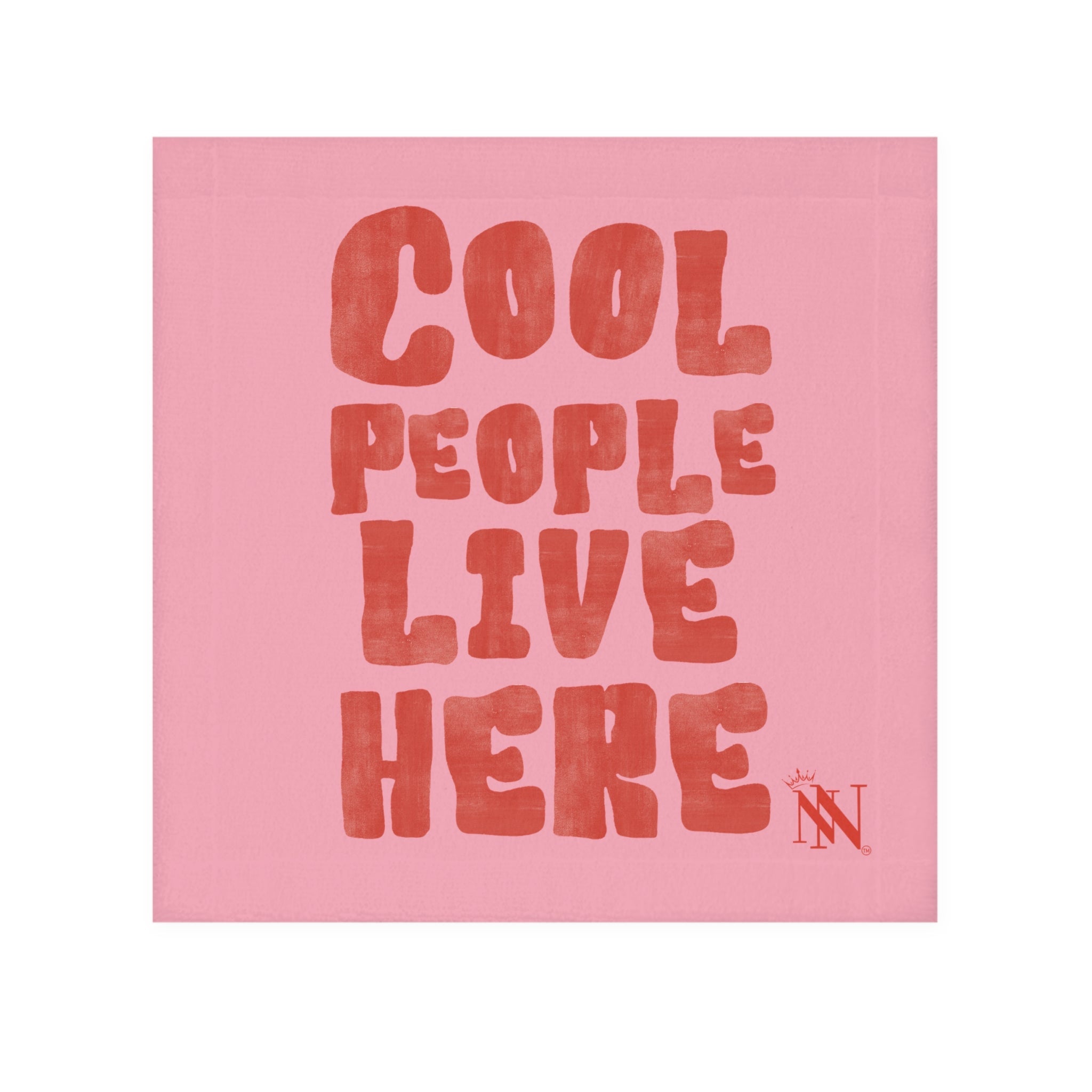 Cool People Live Here | Mix & Match Lils’ Fun-Flirty Lovers’ Towels