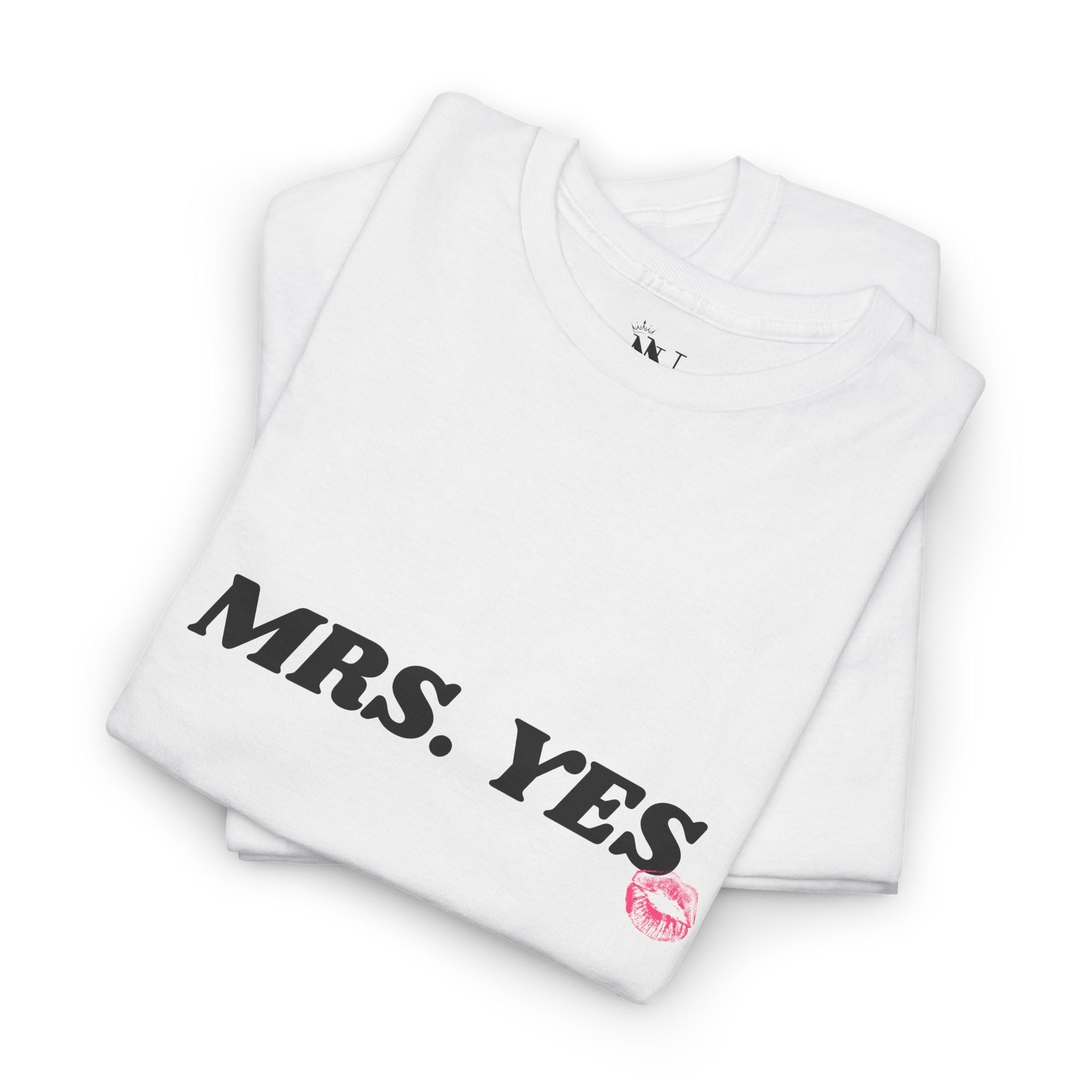 Mrs. Yes | Mix & Match Cotton Unisex Fun-Flirty Lovers’ T-Shirts