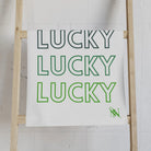 Lucky Multiple Times St. Patrick’s Day | Mix & Match Classic Fun-Flirty Lovers’ Towels