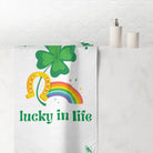 Lucky in Bed Lucky in Life St. Patrick’s Day | Mix & Match XL Fun-Flirty Lovers’ Towels