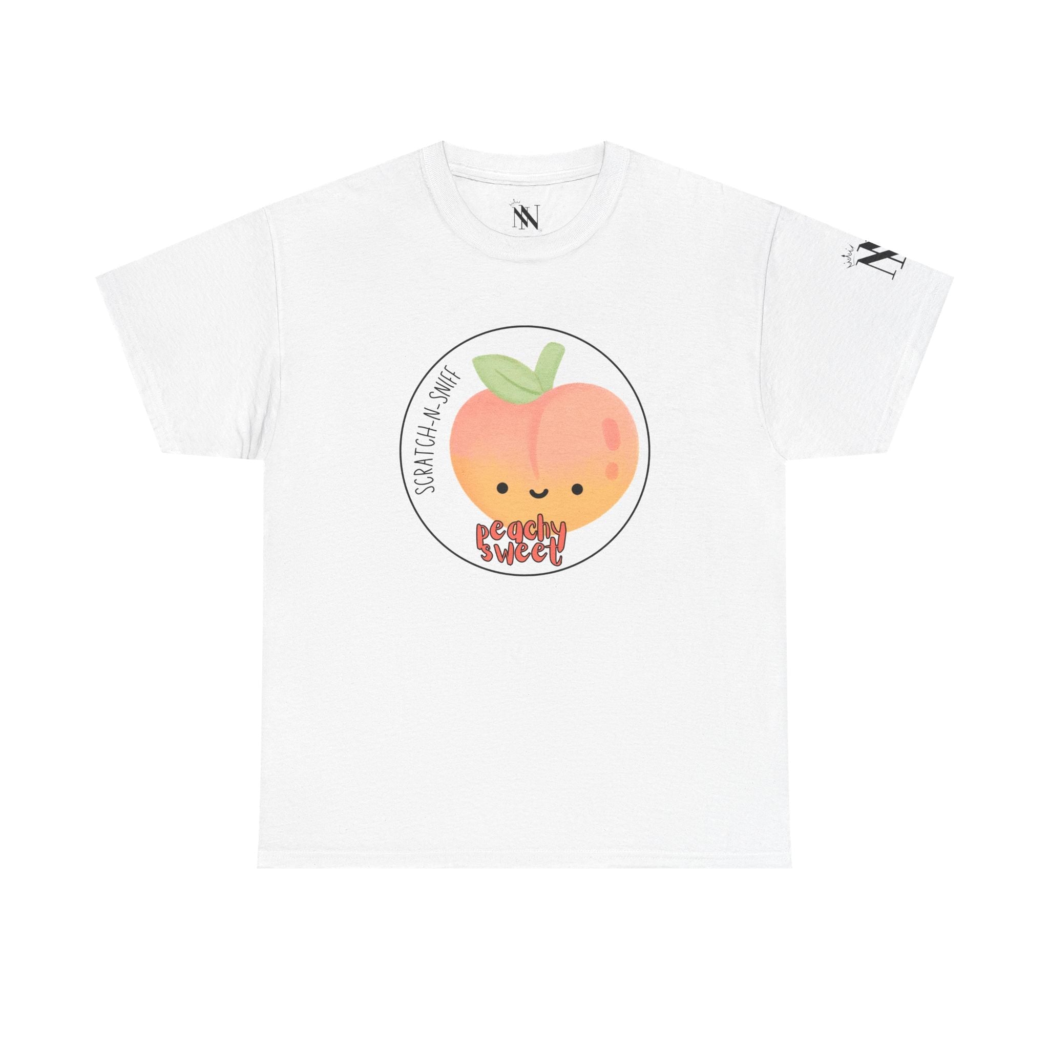 Peachy Sweet Scratch N Sniff | Mix & Match 100% Cotton Unisex Fun-Flirty Lovers’ Tees