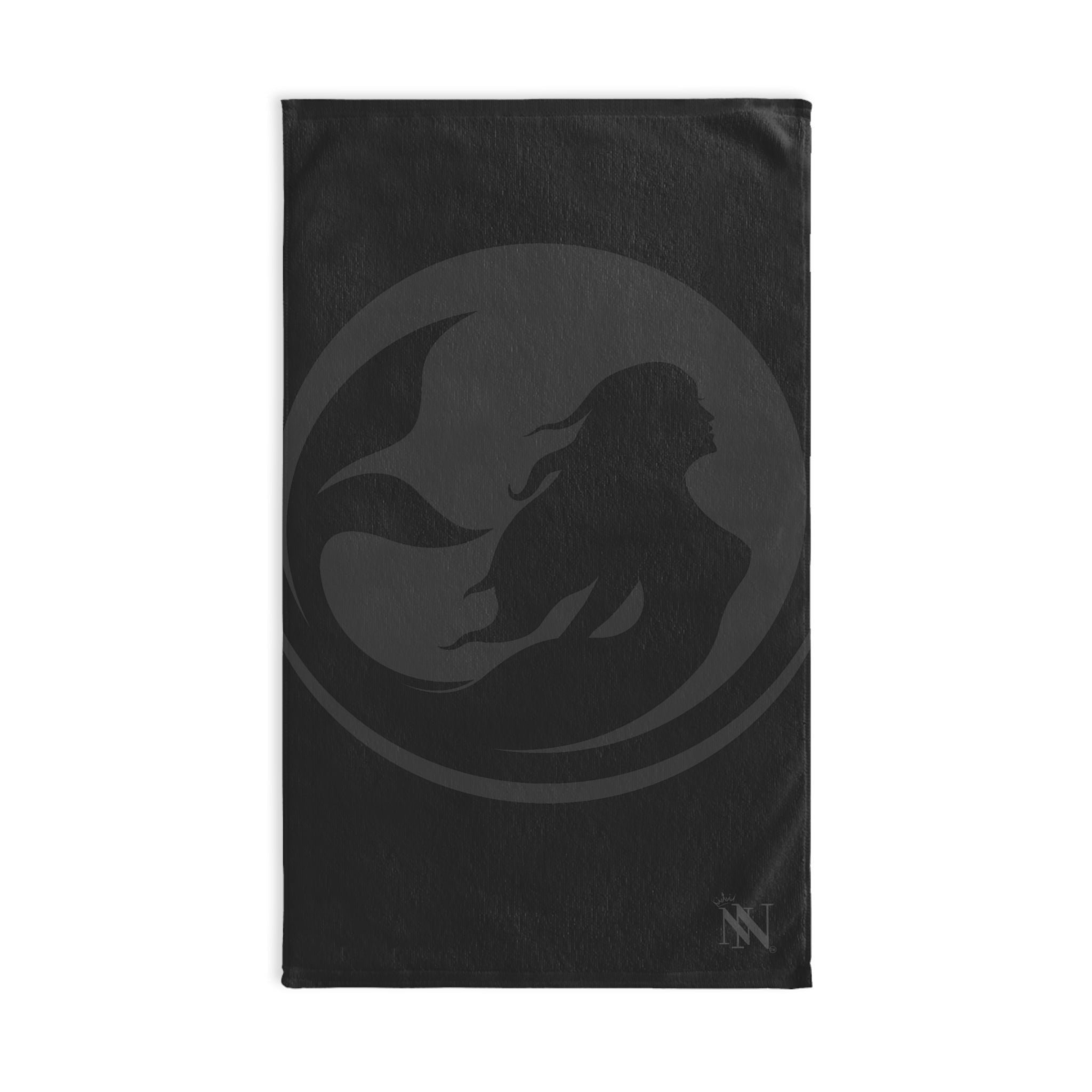 Mermaid Eclipse Dark Grey Cum Towel