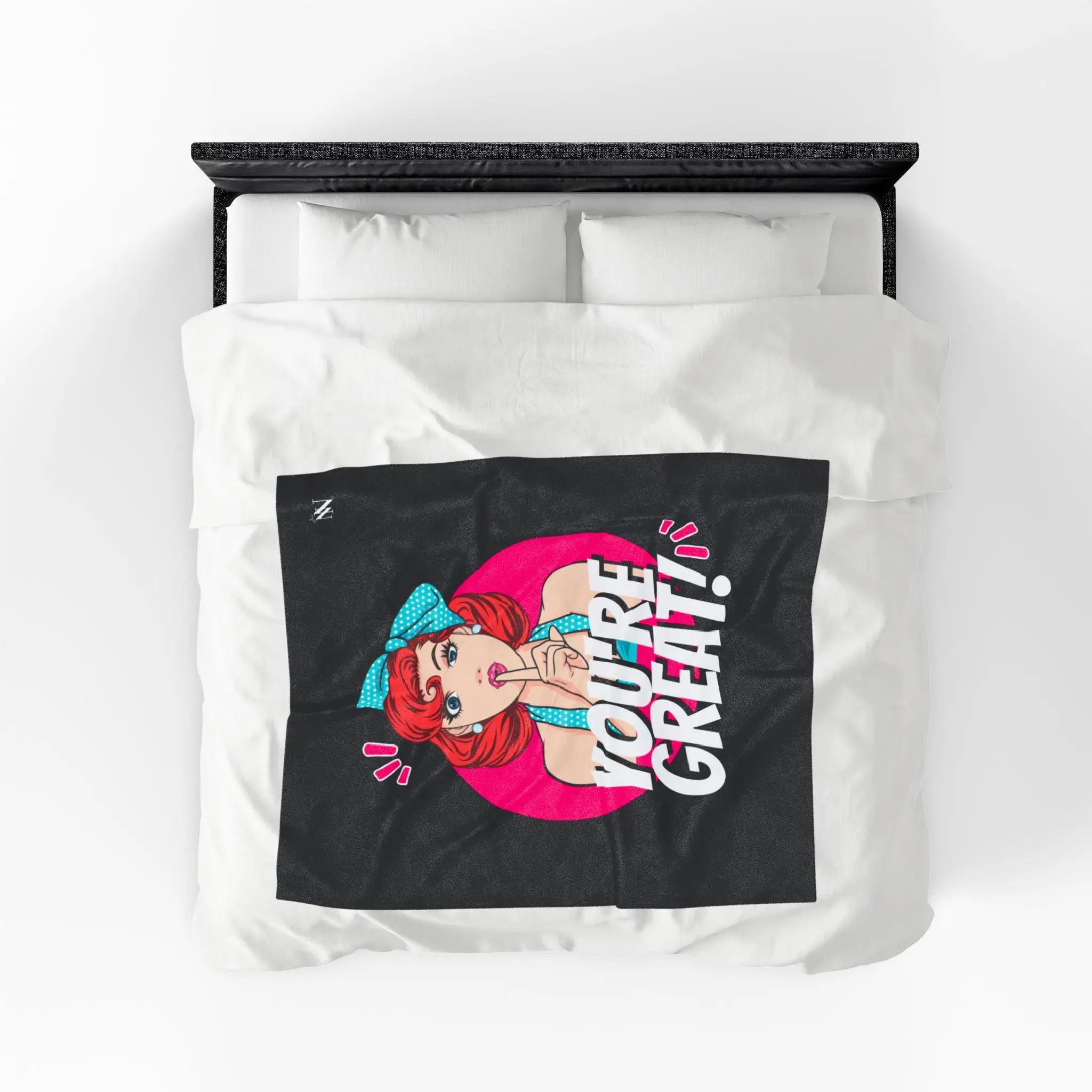 Shh! You’re Great! Anime | Nectar Napkins Fun-Flirty Lovers’ Blankets