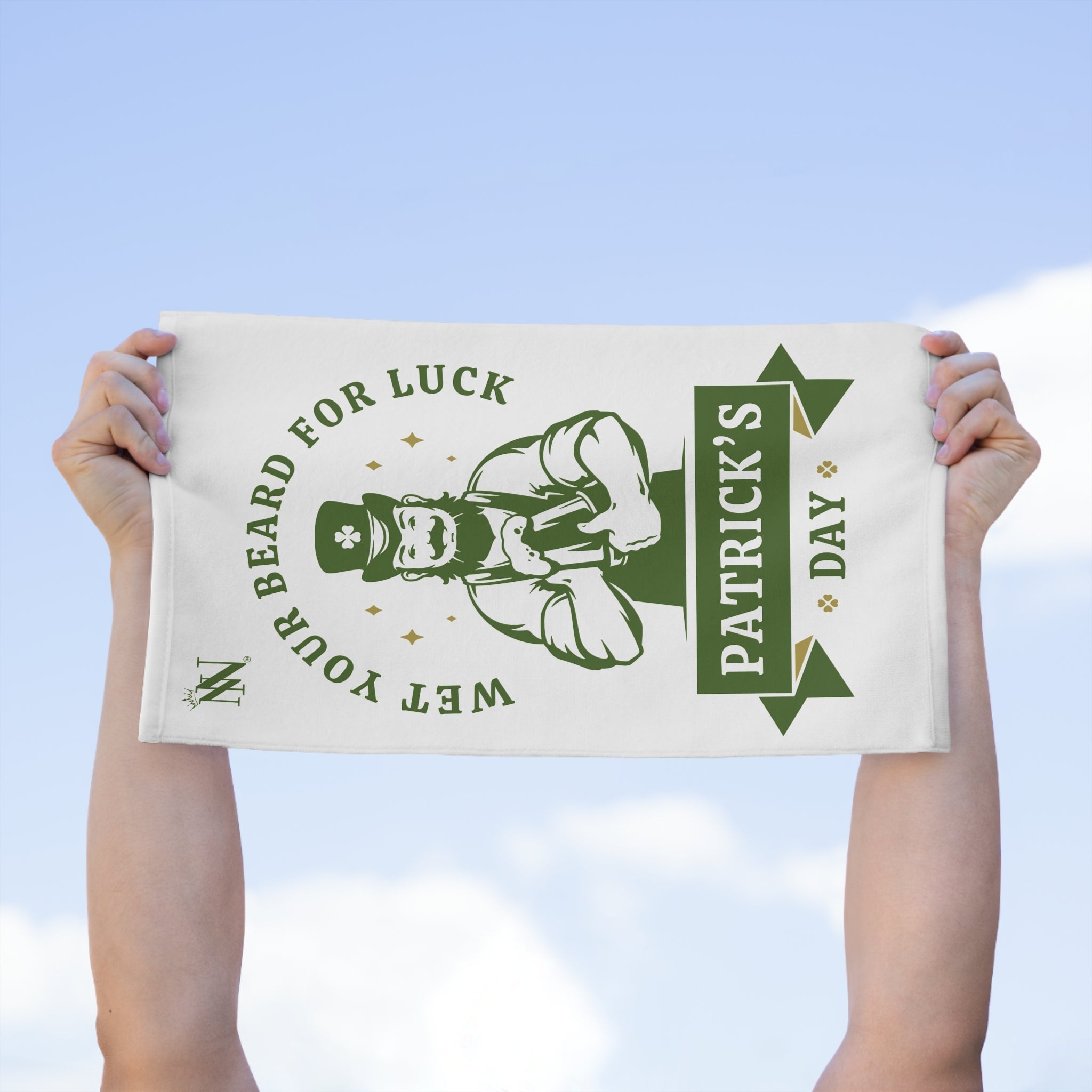 Wet Your Beard for Luck Patrick’s Day Fun Sex Towel