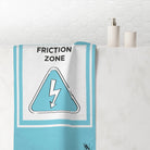 Caution Friction Zone | Mix & Match XL Fun-Flirty Lovers’ Towels