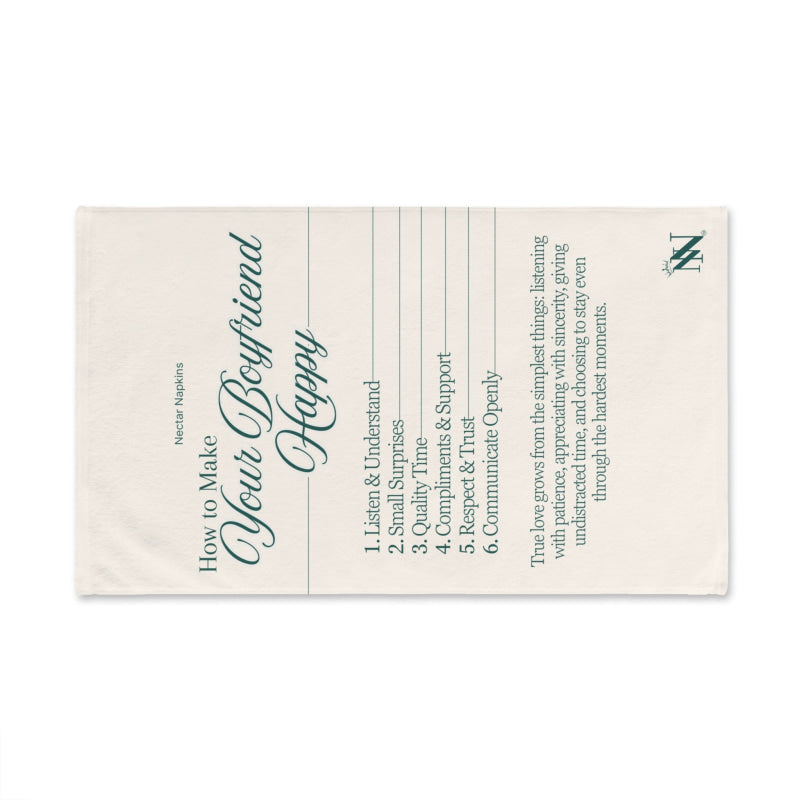 How to Make Your Boyfriend Happy Classic Large Super Soft Flirty Lovers’ Sex Towels