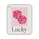 Lucky Pink Dice | Mix Match Fun-Flirty Lovers’ Water-Resistant Blankets