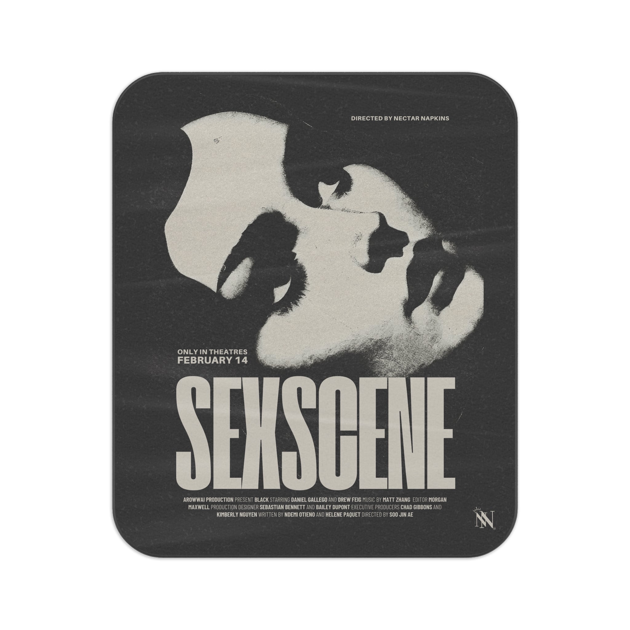 Sex Scene Movie Poster | Mix Match Fun-Flirty Lovers’ Water-Resistant Blankets