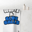 Red White & Blue Balls Anal Sex Towel