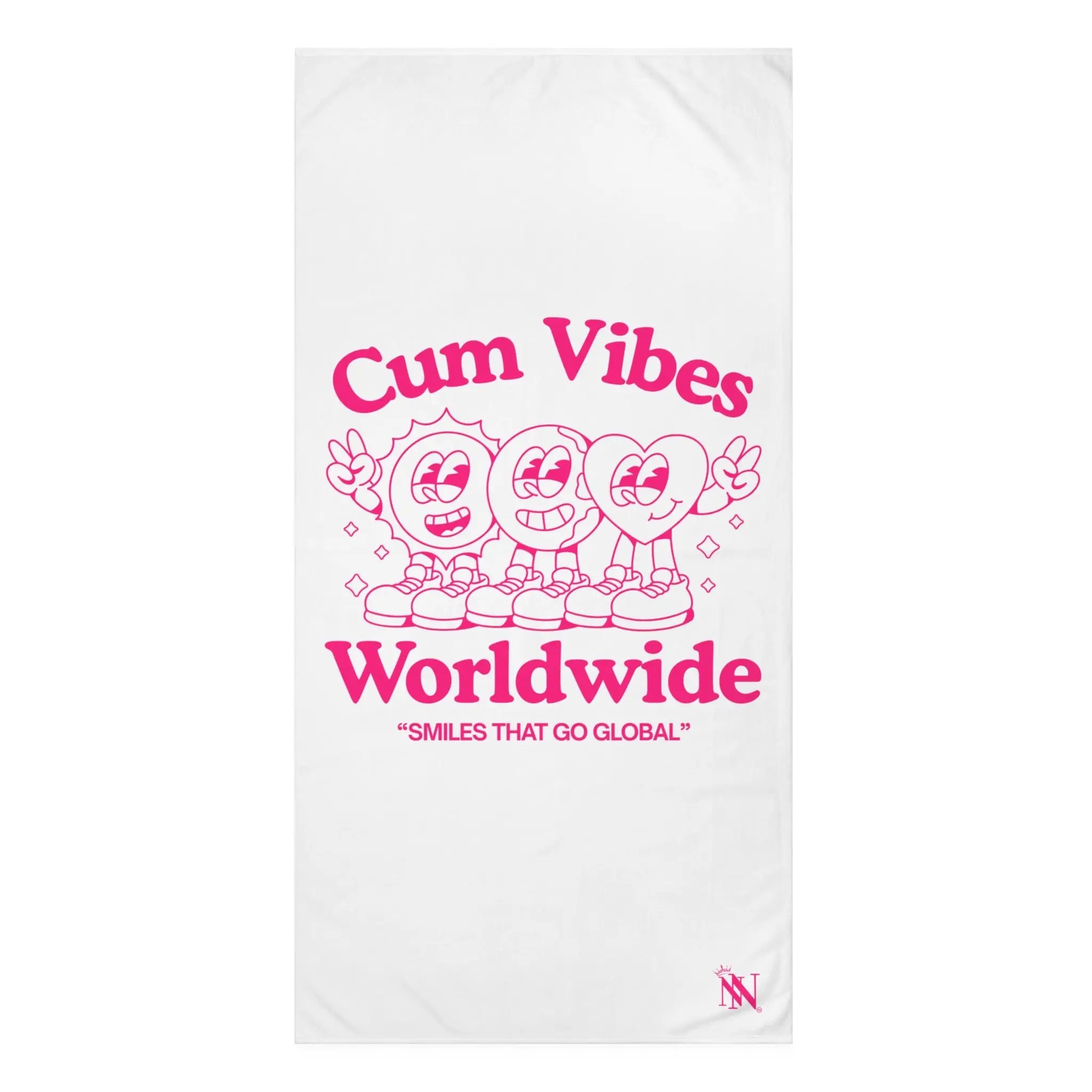 Cum Vibes Worldwide | Mix & Match XL Fun-Flirty Lovers’ Towels