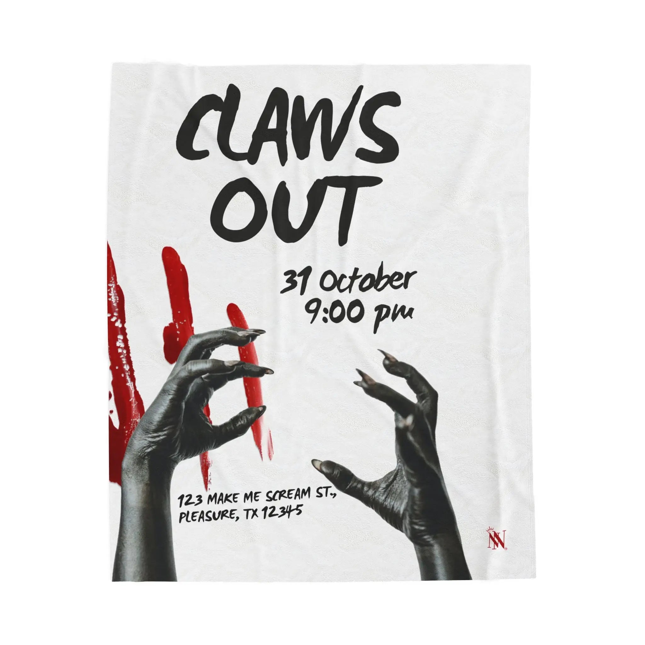 Claws Out | Mix & Match Velveteen Fun-Flirty Lovers’ Blankets