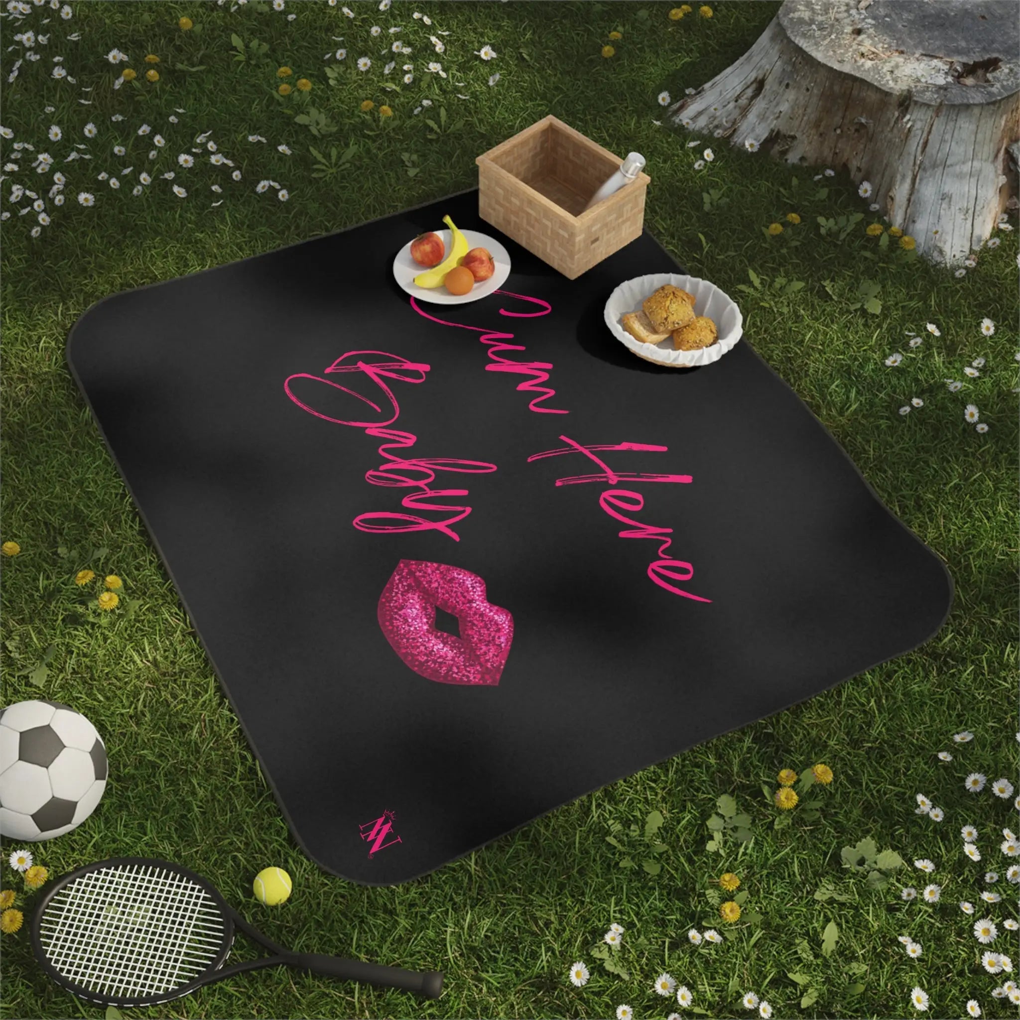 Cum Here Baby Kiss Mark Sex Blanket