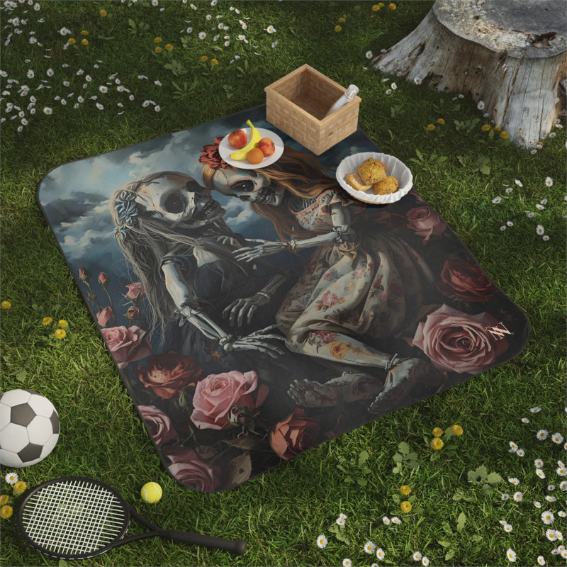 Death Becomes Us | Mix Match Fun-Flirty Lovers’ Water-Resistant Blankets