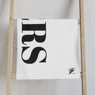 Hers Giant Letters White | Mix & Match Classic Fun-Flirty Lovers’ Towels