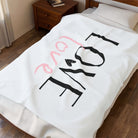 Love Love Romantic Gifts Silky Soft Love Blanket