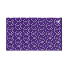 Happy Smiling Emoji Pattern Purple | Mix & Match Classic Fun-Flirty Lovers’ Towels