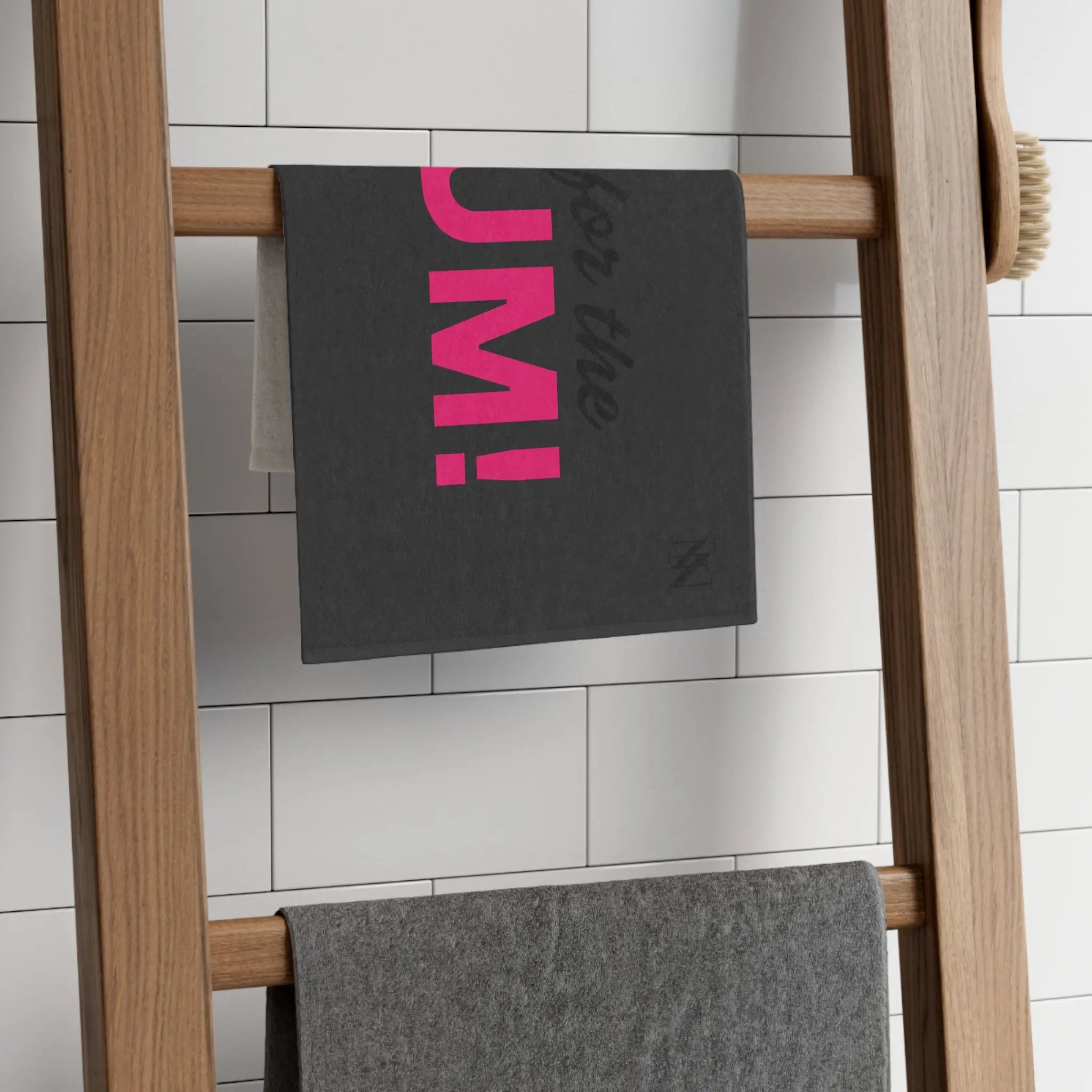 All for the Cum! Dark Grey | Mix & Match Soft Fun-Flirty Lovers’ Towels
