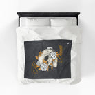 Til’ Death Skull & Flowers | Nectar Napkins Fun-Flirty Lovers’ Blankets