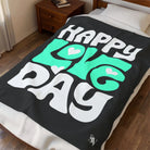 Happy Love Day Hearts | Mix & Match Soft Fun-Flirty Lovers’ Blankets