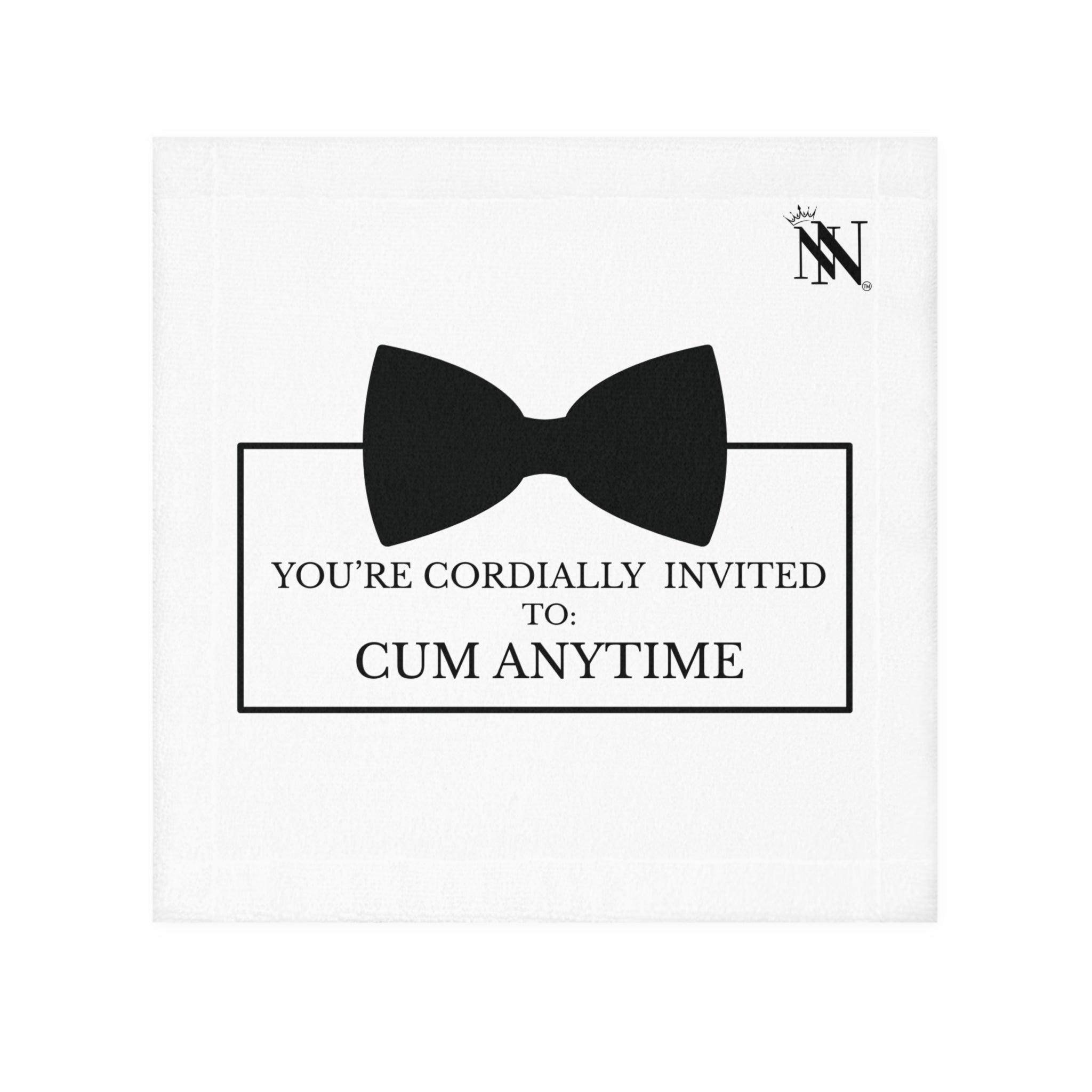 Cordially Invited Cum | Mix & Match Lils’ Fun-Flirty Lovers’ Towels