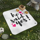 He Said Yes! | Mix Match Fun-Flirty Lovers’ Water-Resistant Blankets