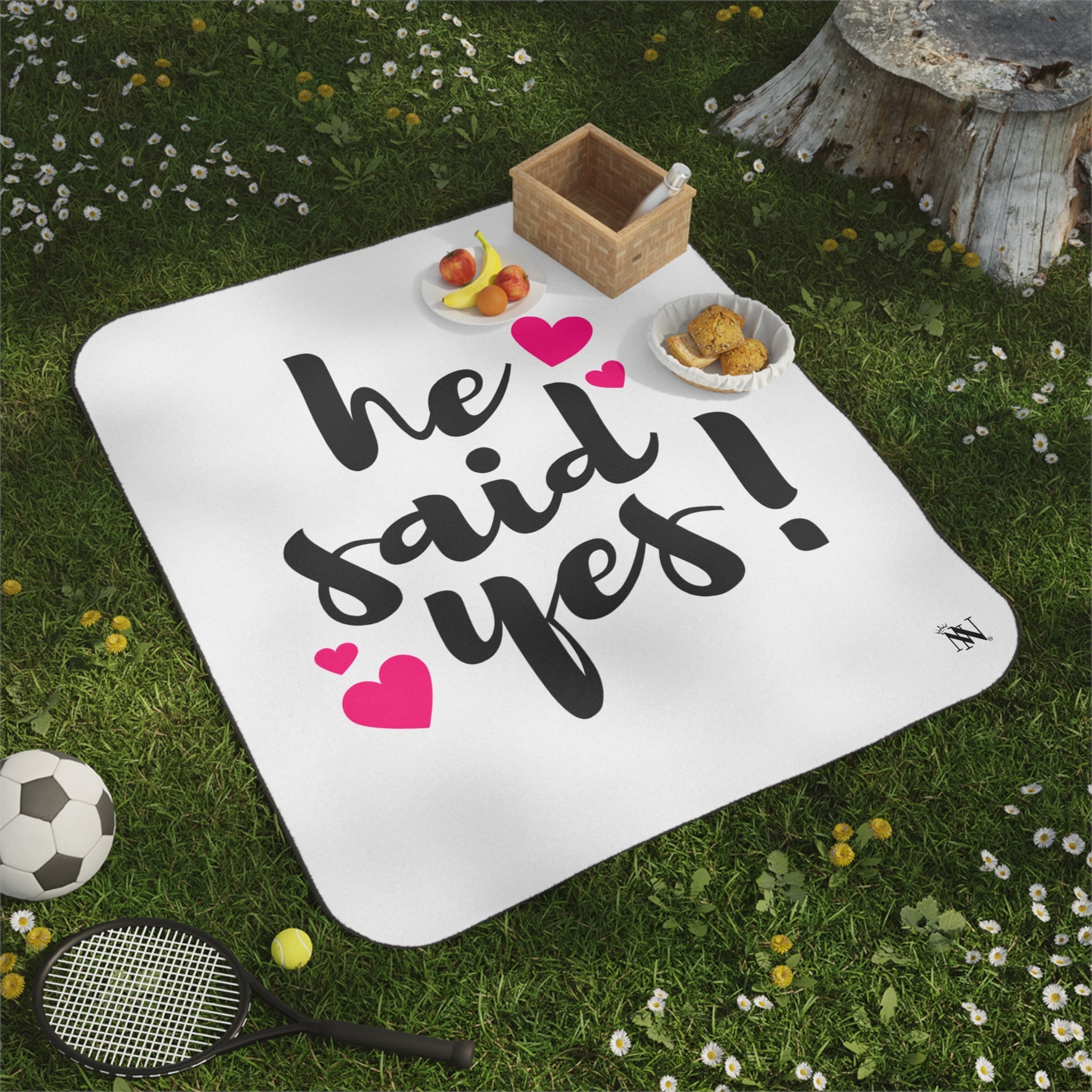 He Said Yes! | Mix Match Fun-Flirty Lovers’ Water-Resistant Blankets