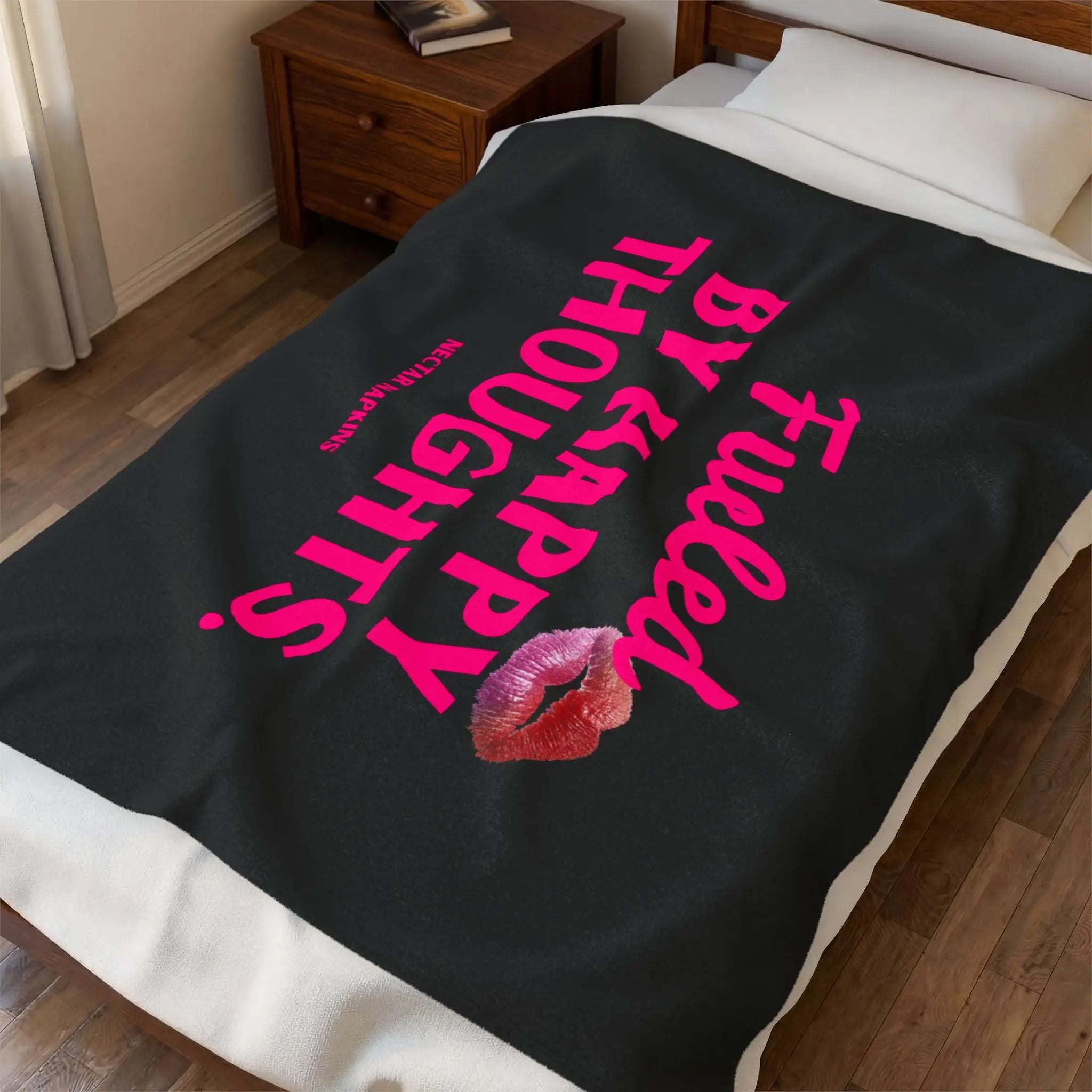 Fueled By Happy Thoughts Romantic Gifts Love Blanket