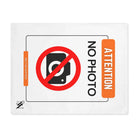 Attention No Photo Sign Sex Toy Mat